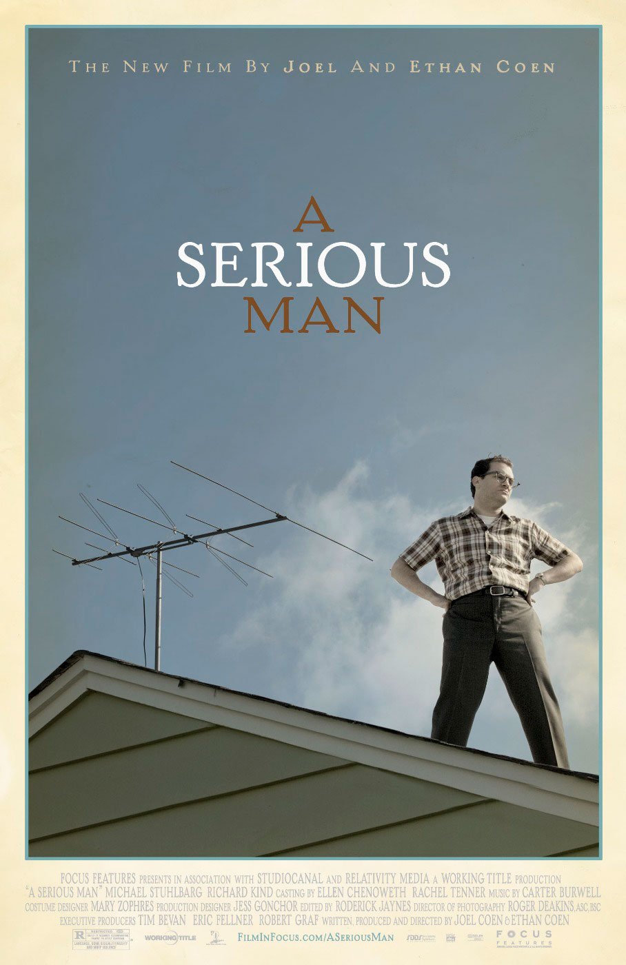Un tipo serio (A serious man) - cartel