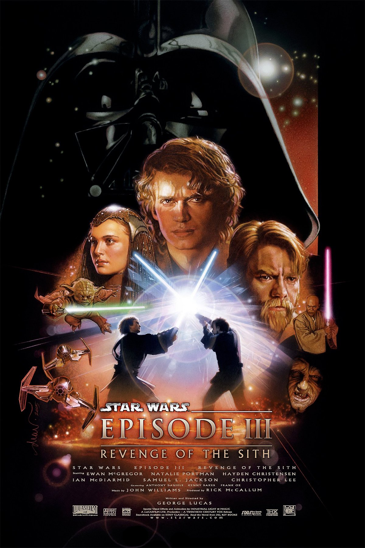 La Guerra de las Galaxias. Episodio III: La venganza de los Sith - cartel
