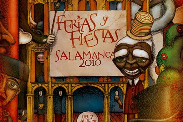 Cartel Ferias y Fiestas Salamanca 2010, de Tomás Hijo