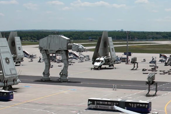 El galáctico aeropuerto de Frankfurt