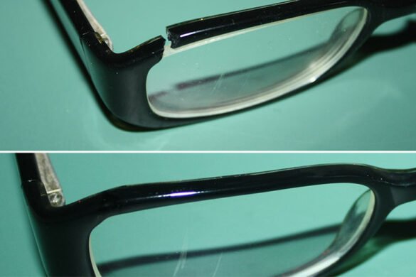 La asombrosa reparación de unas gafas de pasta