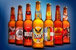 Las cervezas de los superhéroes de cómic